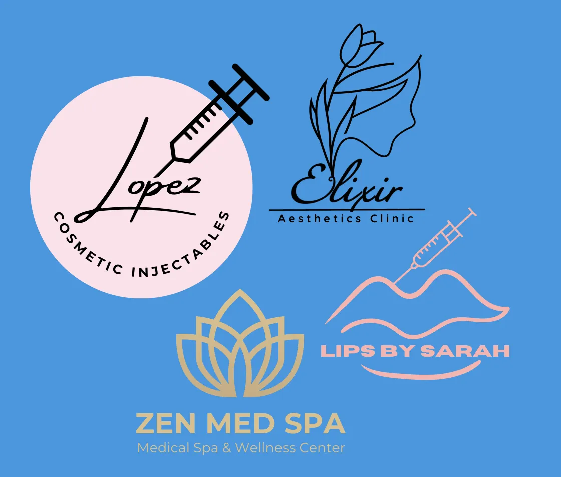 Collection of AMC Media medspa client brands